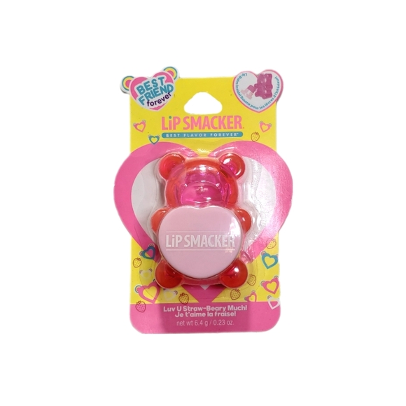 Lip Smacker Women Kids Makeup Lip Balm Gummy Bear Strawberry Moisturizer Makeup - Picture 6 of 7
